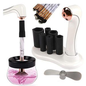 Makeup Brush Cleaner with 10 Premium MakeupBrushes